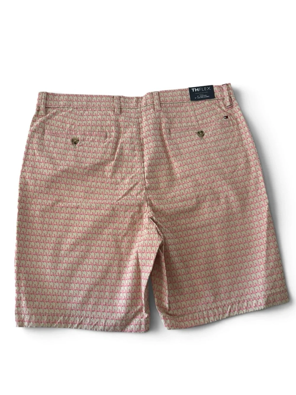 Tommy Hilfiger Pink Flamingo Shorts Men Size 36